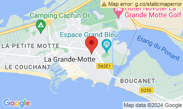 Map La Grande Motte Villa 120749