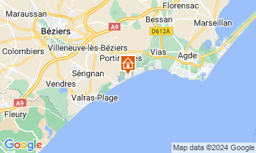 Map Cap d'Agde Bungalow 46464