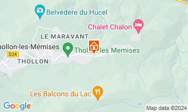 Map Thollon Les Mmises Apartment 3076