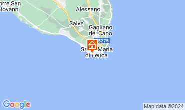 Map Santa Maria di Leuca Apartment 116373