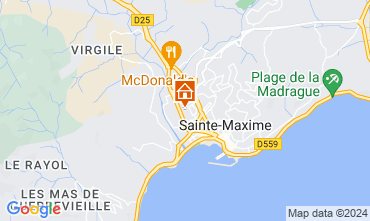 Map Sainte Maxime House 103814