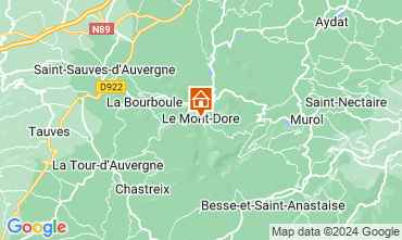 Map Le Mont Dore Apartment 77814