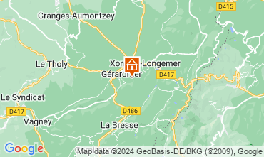 Map Grardmer Chalet 129116