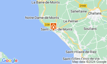 Map Saint Jean de Monts Apartment 51553