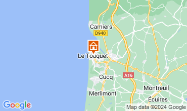 Map Le Touquet Apartment 66471