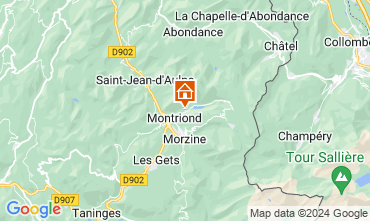 Map Morzine Chalet 67065