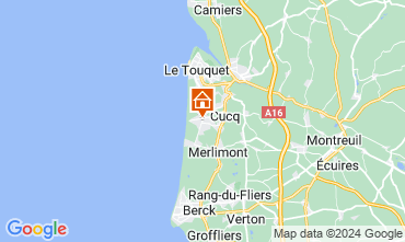 Map Le Touquet Apartment 116191