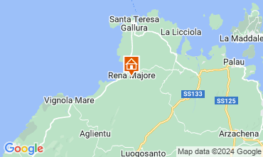 Map Santa Teresa di Gallura Apartment 119533