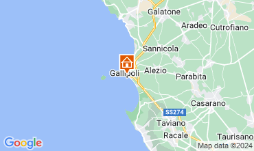 Map Gallipoli Apartment 128410