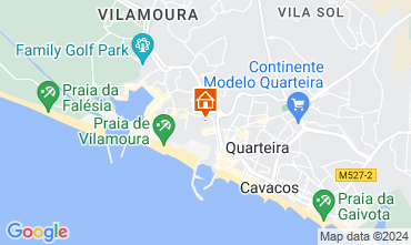 Map Quarteira Apartment 105032