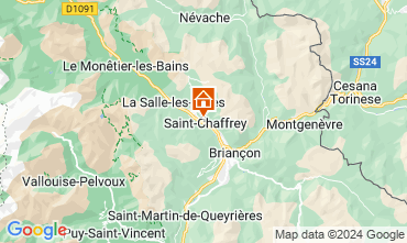 Map Serre Chevalier Chalet 109921