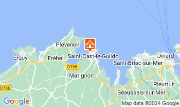 Map Saint Cast Le Guildo House 16966