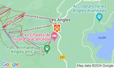 Map Les Angles Chalet 58083
