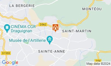 Map Draguignan Villa 111531