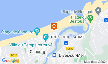 Map Cabourg Apartment 10782