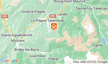 Map La Plagne Studio 2169