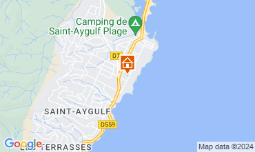 Map Saint Aygulf Apartment 113123