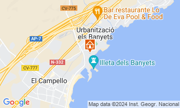 Map El Campello Apartment 124671