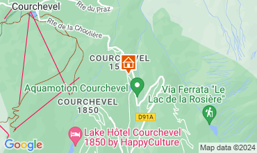 Map Courchevel Chalet 15699