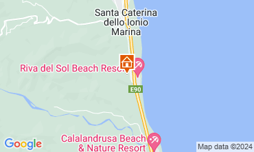 Map Santa Caterina dello Ionio Apartment 78323