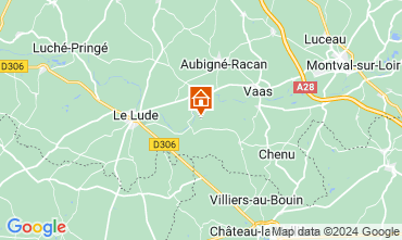 Map Le Mans Self-catering property 126531