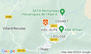 Map Alpe d'Huez Apartment 27311
