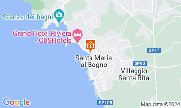 Map Santa Maria al Bagno Apartment 61925