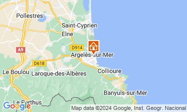 Map Argeles sur Mer Studio 90896