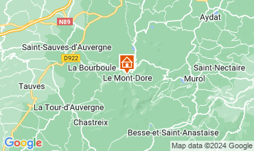 Map Le Mont Dore Apartment 120119