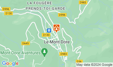 Map Le Mont Dore Apartment 120119