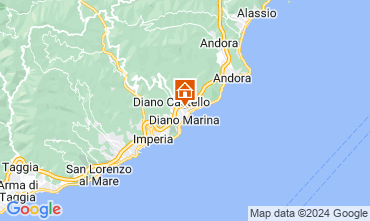 Map Diano Marina Apartment 117571