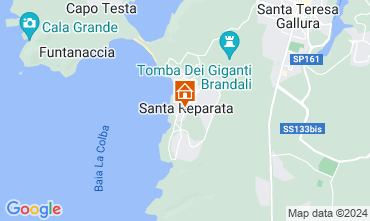 Map Santa Teresa di Gallura Apartment 114447