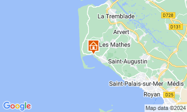 Map Les Mathes Mobile home 66162