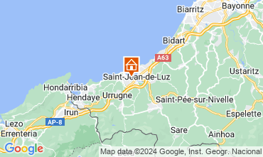 Map Saint Jean de Luz Apartment 22188