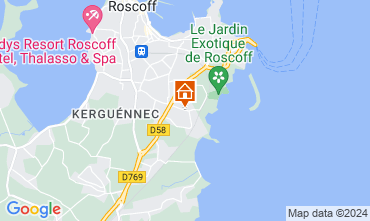 Map Roscoff Villa 102643