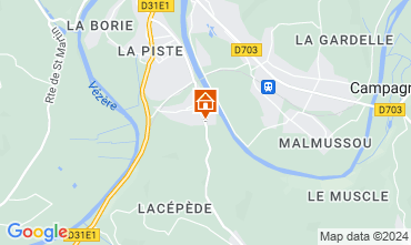 Map Le Bugue Villa 127700