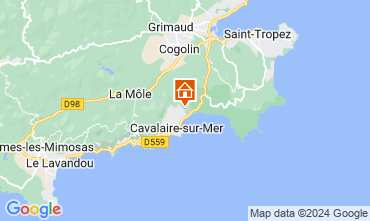 Map Cavalaire-sur-Mer Apartment 83253