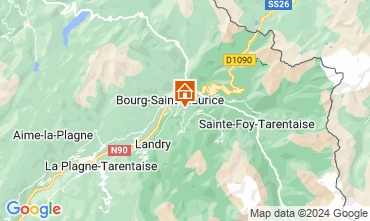 Map Les Arcs Chalet 27529