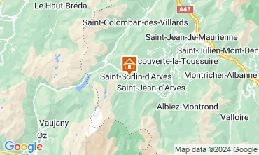 Map Saint Sorlin d'Arves Studio 81448