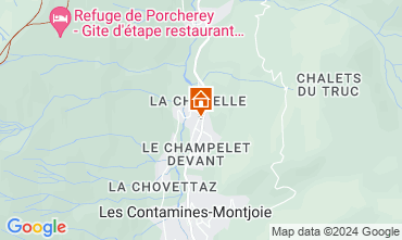 Map Les Contamines Montjoie Chalet 923