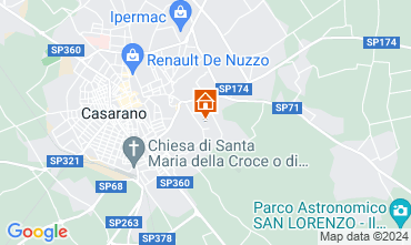 Map Casarano Villa 125510