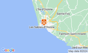 Map Les  Sables d'Olonne Apartment 94815