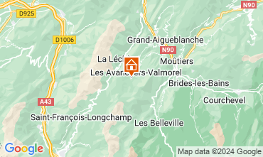 Map Valmorel Apartment 39111