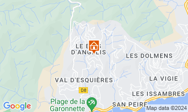 Map Les Issambres Villa 124093