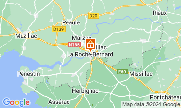 Map La Roche-Bernard Self-catering property 96700