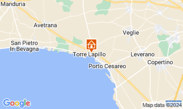 Map Torre Lapillo Apartment 119428