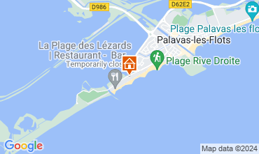 Map Palavas-les-Flots Studio 6115
