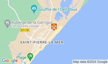 Map Saint Pierre la Mer Apartment 127928