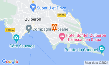 Map Quiberon Apartment 55055