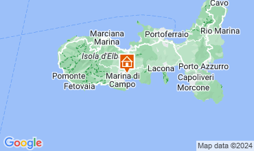 Map Campo nell'Elba Apartment 95820